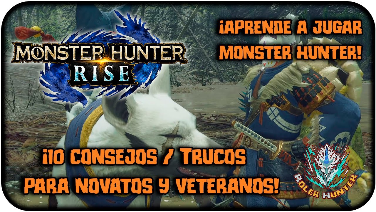 GUÍA INICIO MONSTER HUNTER RISE | 10 CONSEJOS - TRUCOS para NOVATOS y VETERANOS 😎 Roler Hunter