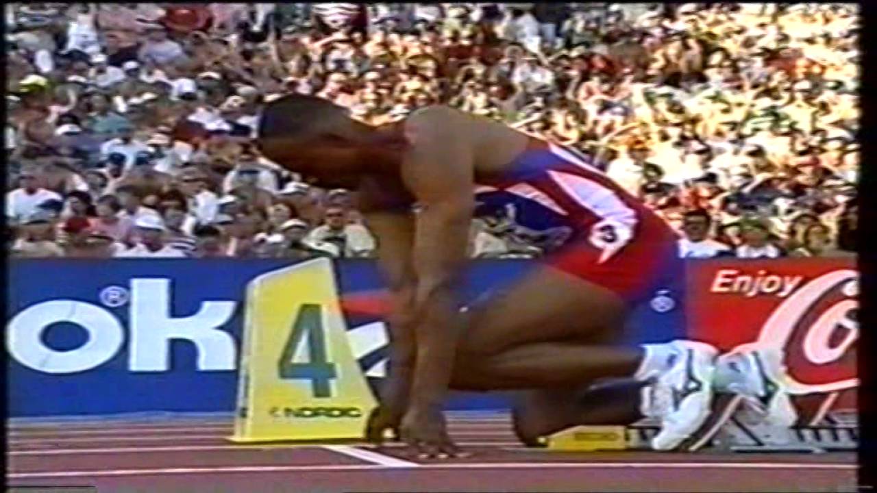 Michael Johnson 400m/200m Goteborg 1995