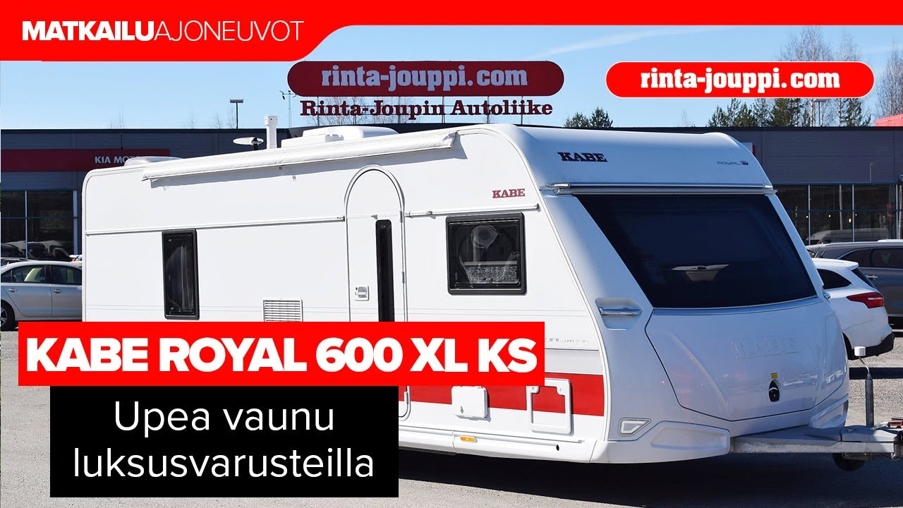 Kabe Royal 600 XL KS - Luksusta pyörien päällä!