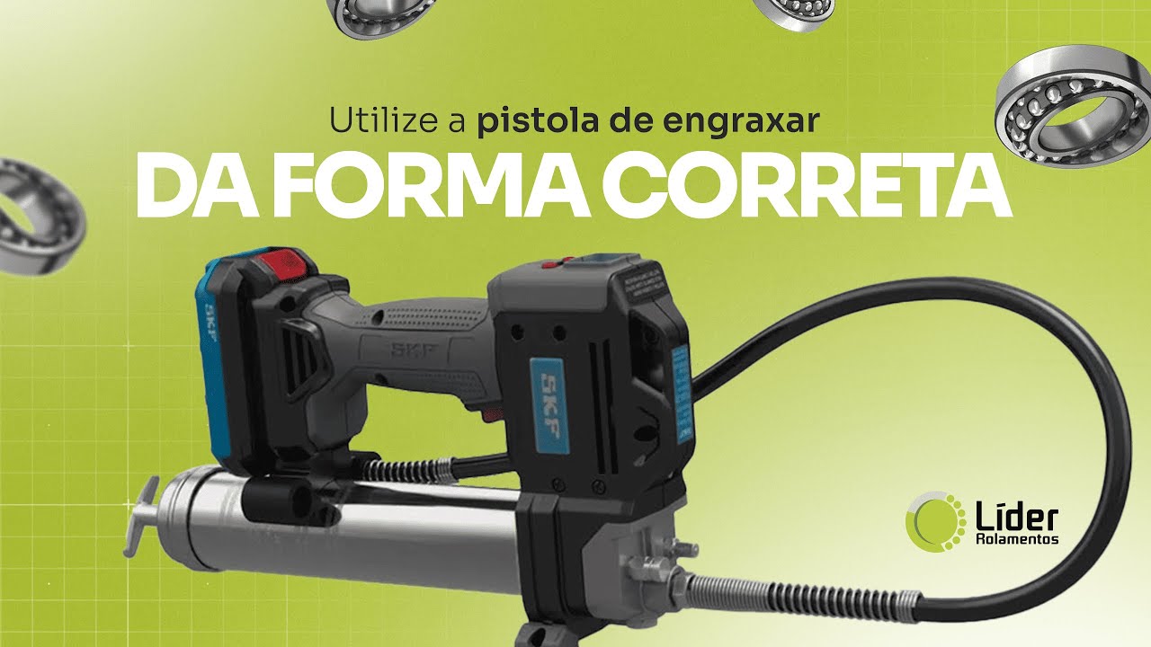 Como usar a Pistola de Lubrificação da SKF Corretamente!