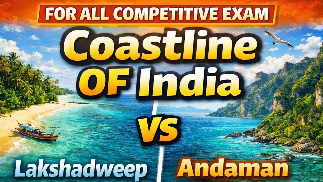 Coastal Plains Of India | India's Coastline Explained | Eastern and Western Coastline | GS Samjho