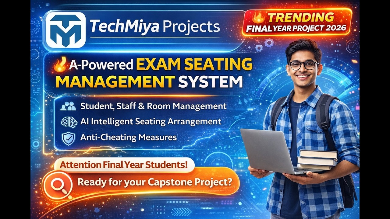🔥 AI Exam Seating Management System | Trending Final Year Project 2026 | Flask + Machine Learning
