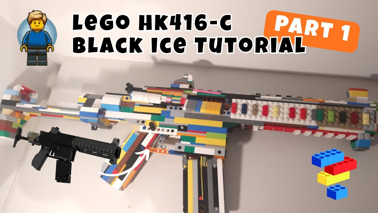 LEGO HK416-C Tutorial Part 1 | Rainbow Six Siege Style Build