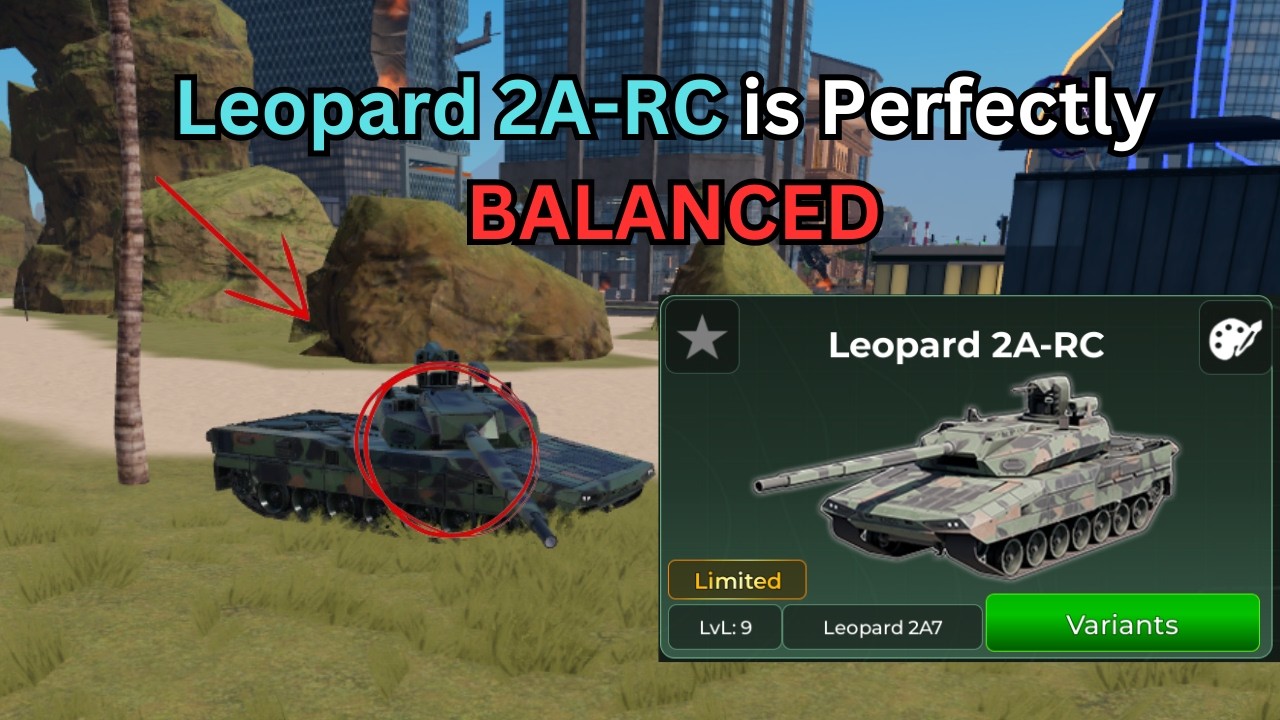 Leopard 2A-RC is perfectly (not) Balanced! | War Tycoon
