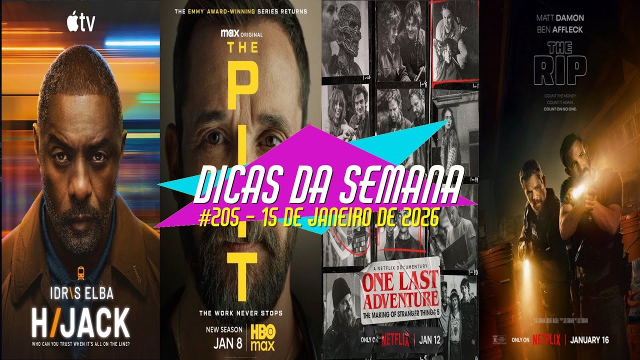 ESTREIAS DO STREAMING DESSA SEMANA: 15JAN2026