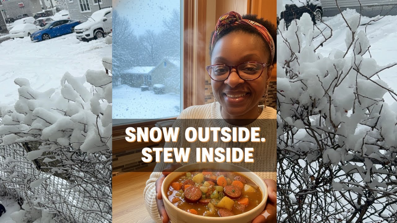 “Snowy Day Comfort Food ❄️ | Cozy Sausage Stew From Scratch”