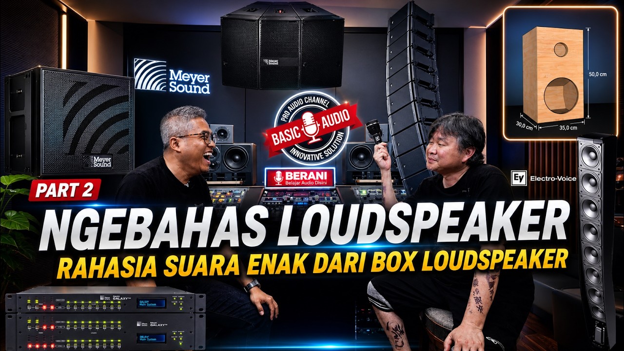 BASIC AUDIO SERI LOUDSPEAKER PART 2, TERNYATA INI RAHASIA BOX LOUDSPEAKER! - DAVID KLEIN X YOSUA YAN