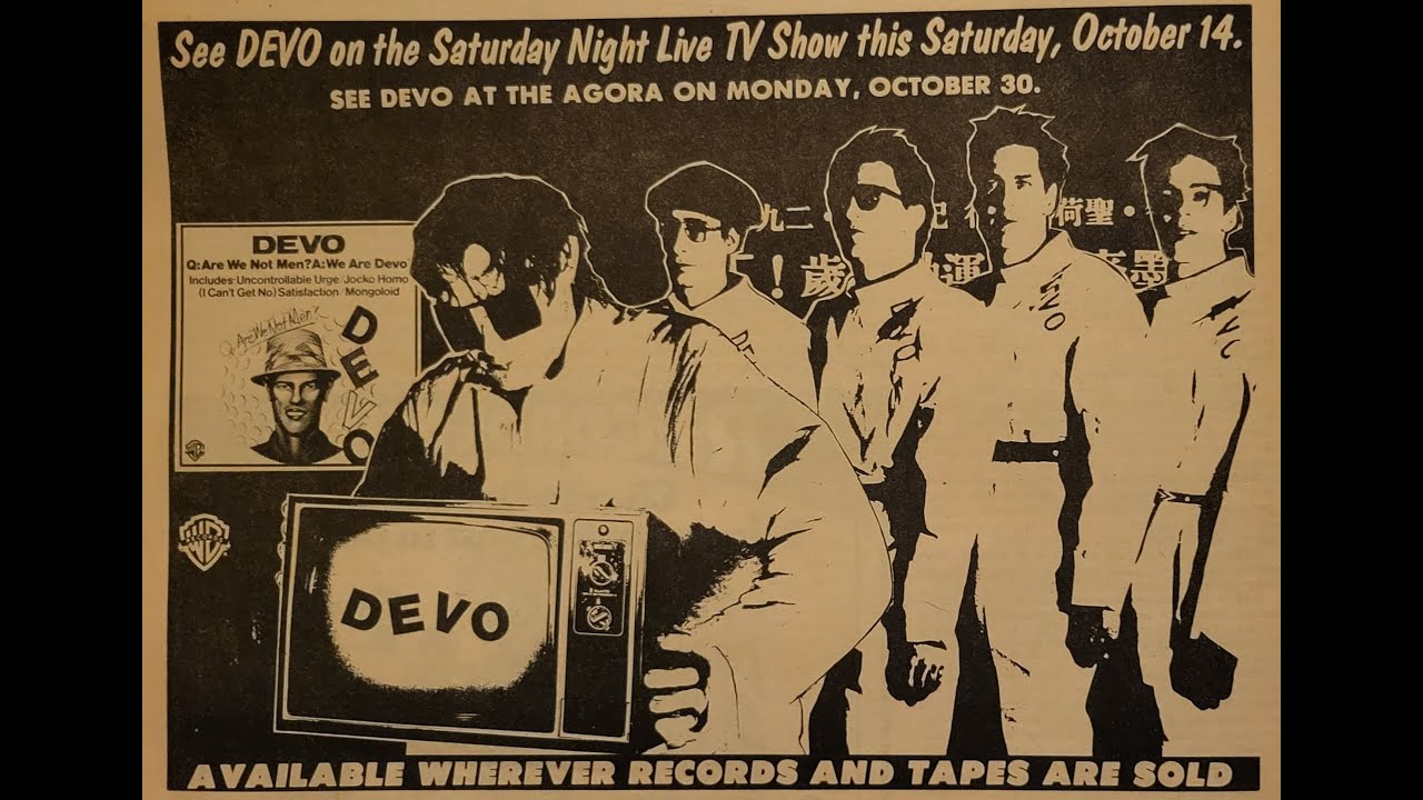 DEVO - We're All DEVO + Witch Doctor - Scene Cleveland 10/12/78