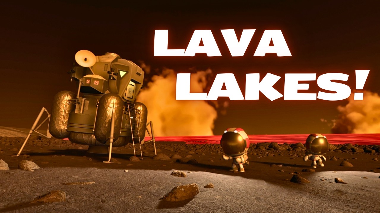 Межзвездное путешествие KSP: Лавовые озера Суртера