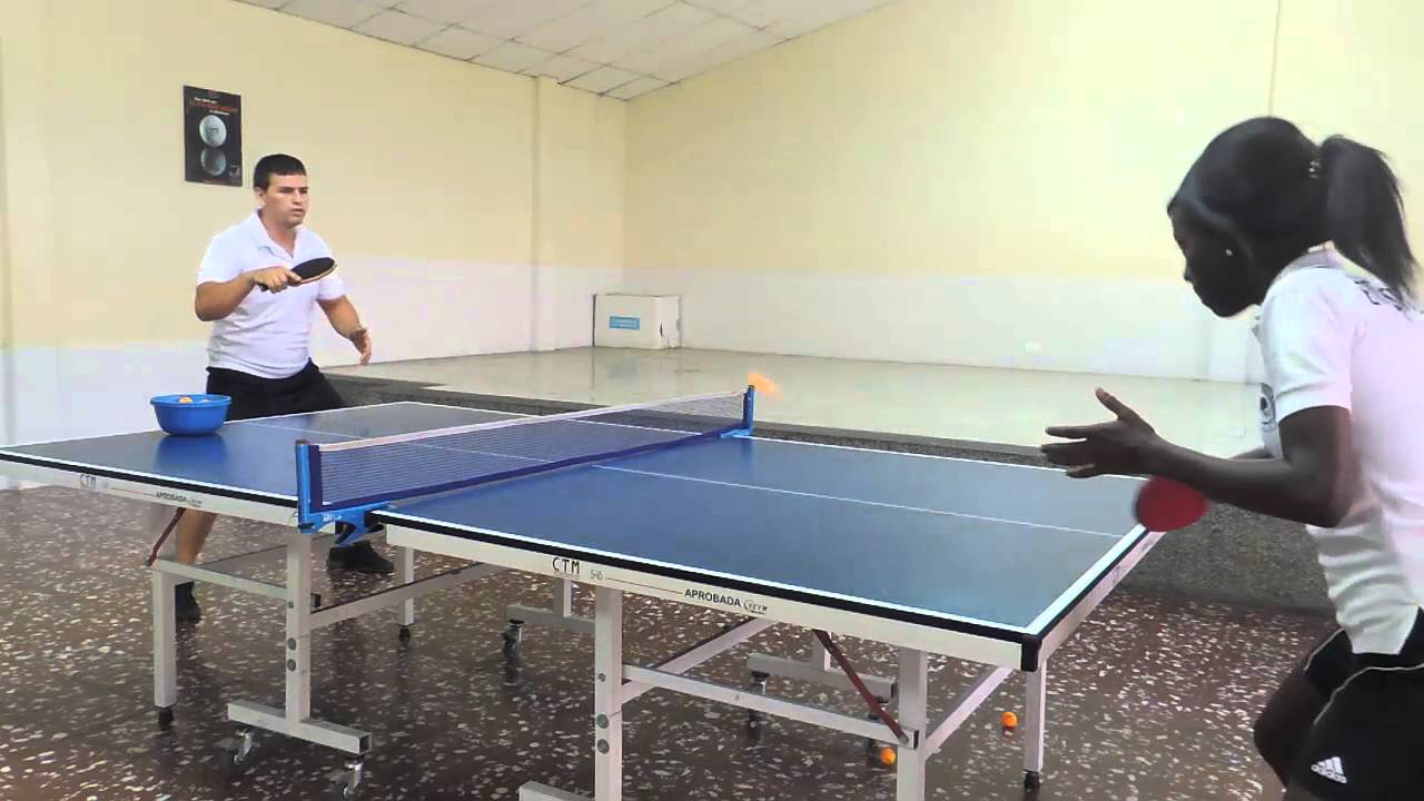 COMO RECEPCIONAR UN SERVICIO CON CORTE EN PING PONG O TENIS DE MESA