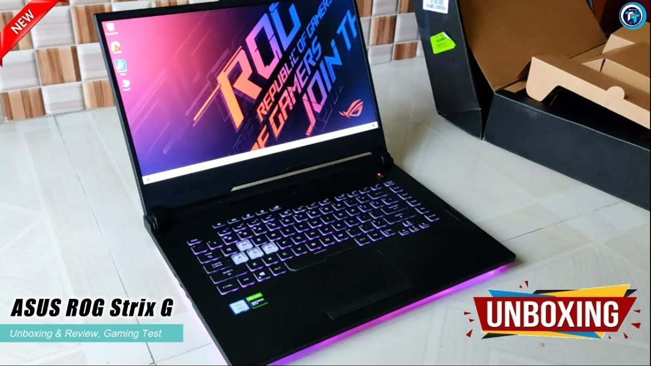 ASUS ROG Strix G G531GU Gaming Laptop Unboxing & Review.
