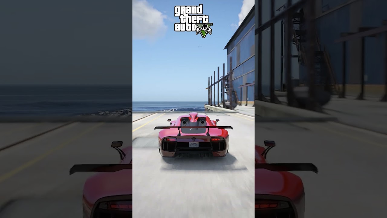 Въезд в воду в GTA 5 против Forza Horizon 5
