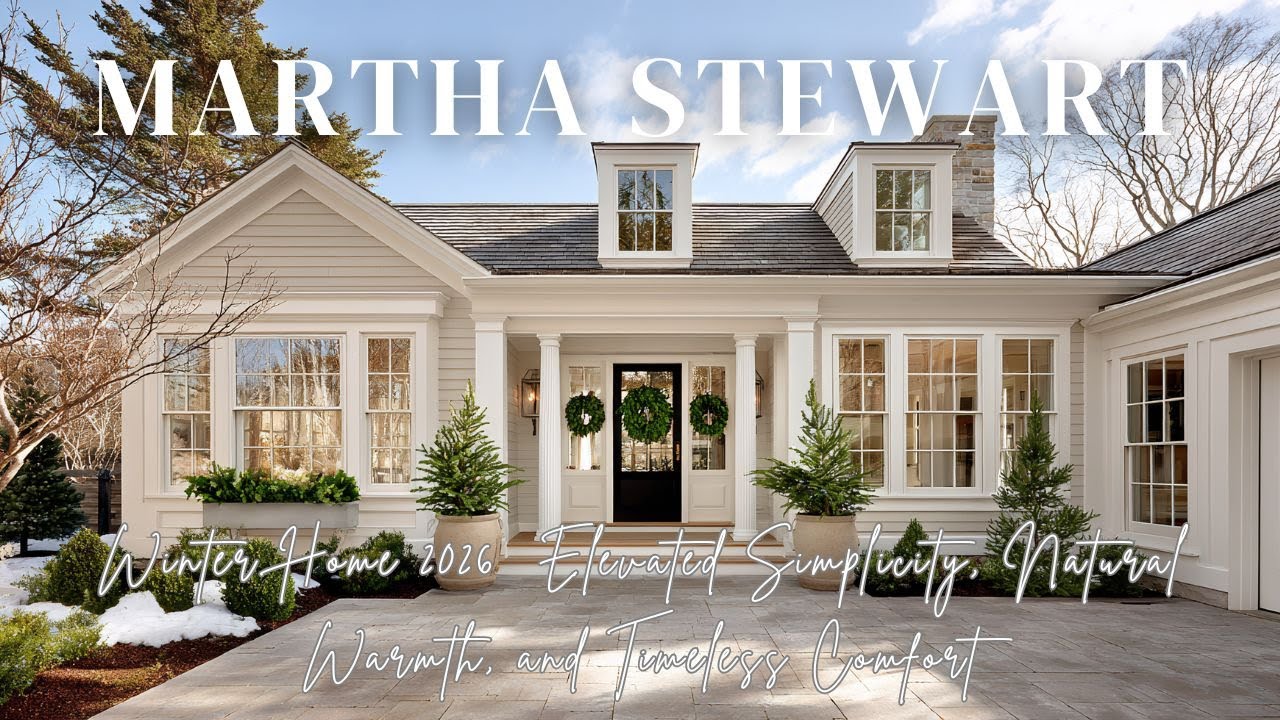 Коллекция Martha Stewart Winter Home 2026: Изысканная простота, естественное тепло и вневременной...