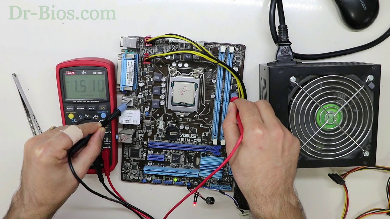 Как отремонтировать материнскую плату Asus H61M-C