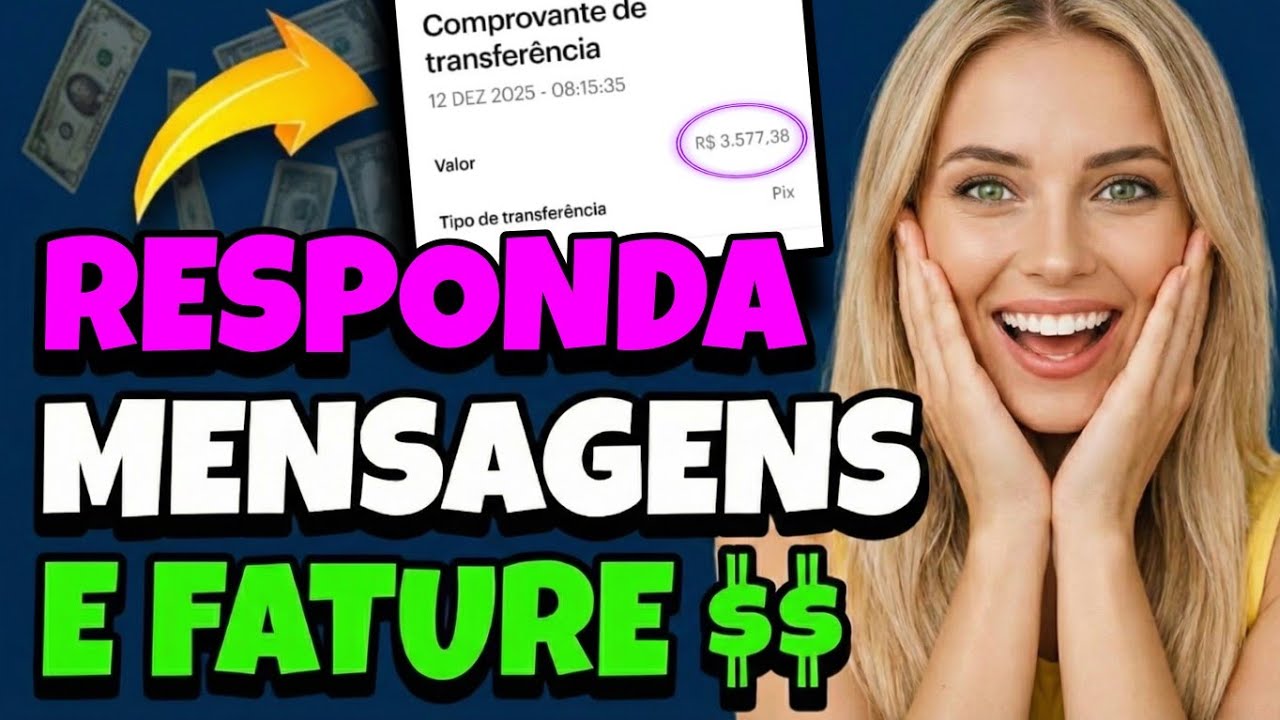 APP paga em DÓLAR só por RESPONDER MENSAGENS!  OPORTUNIDADE INCRÍVEL para FATURAR!