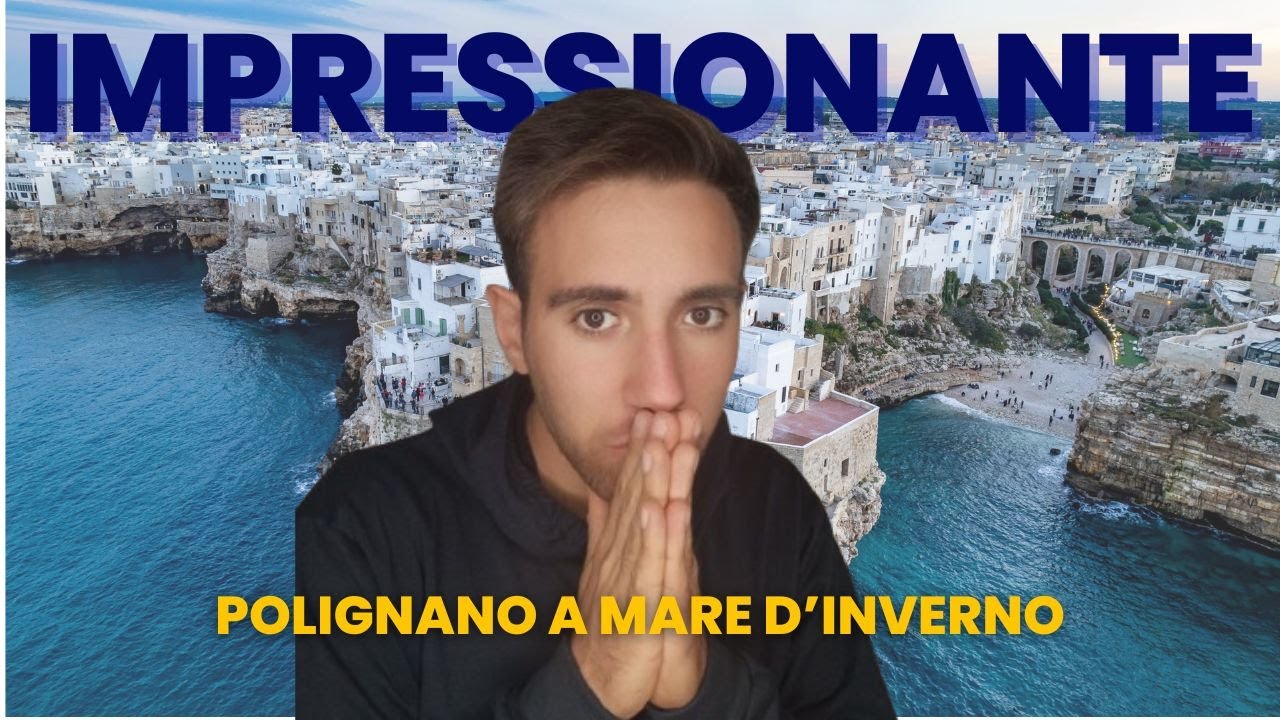 visito polignano a mare di inverno PAESAGGIO SURREALE