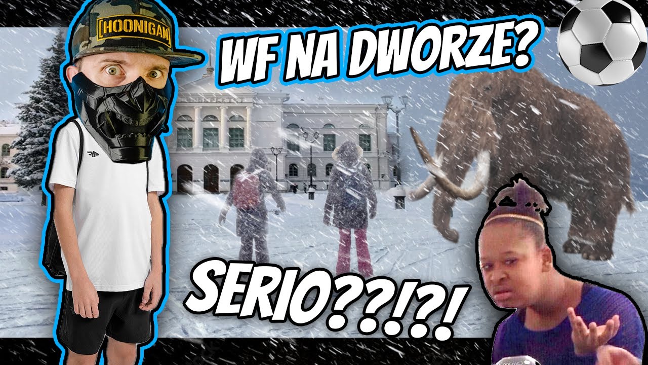 ❄️#SZKOUA IDIOTYZMY SZKOŁY: W-F na DWORZE ZIMĄ ⚽🥶🧊🤒