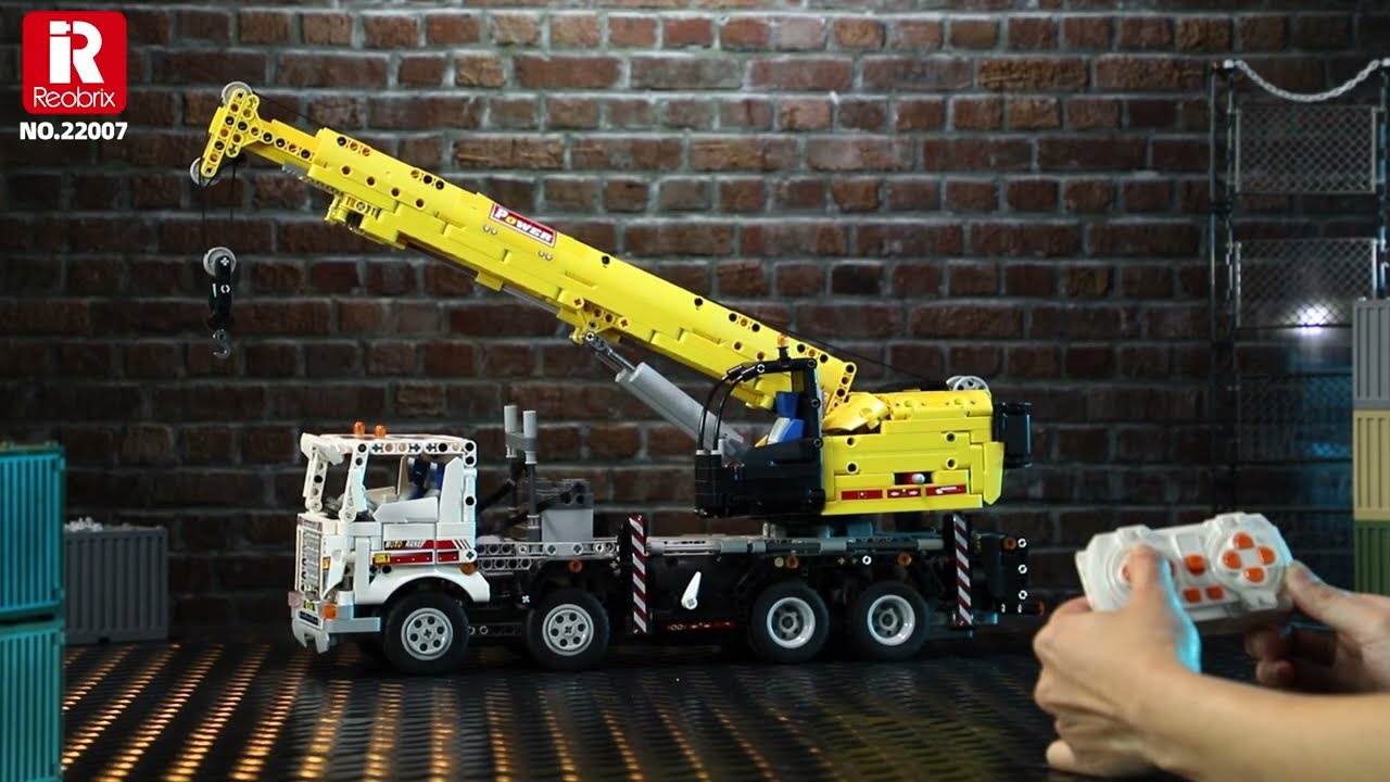 Reobrix 22007 Construction Crane Truck  - Baustellen Kranwagen