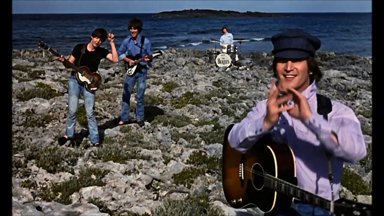 The Beatles on the Beach