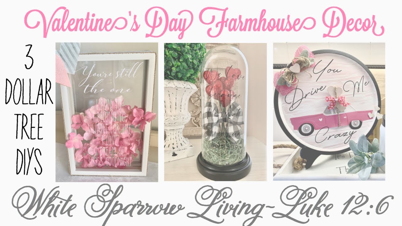 ❤️3 DOLLAR TREE DIYS | FARMHOUSE VALENTINE’S DAY DECOR | PRAYER REQUESTS 🙏