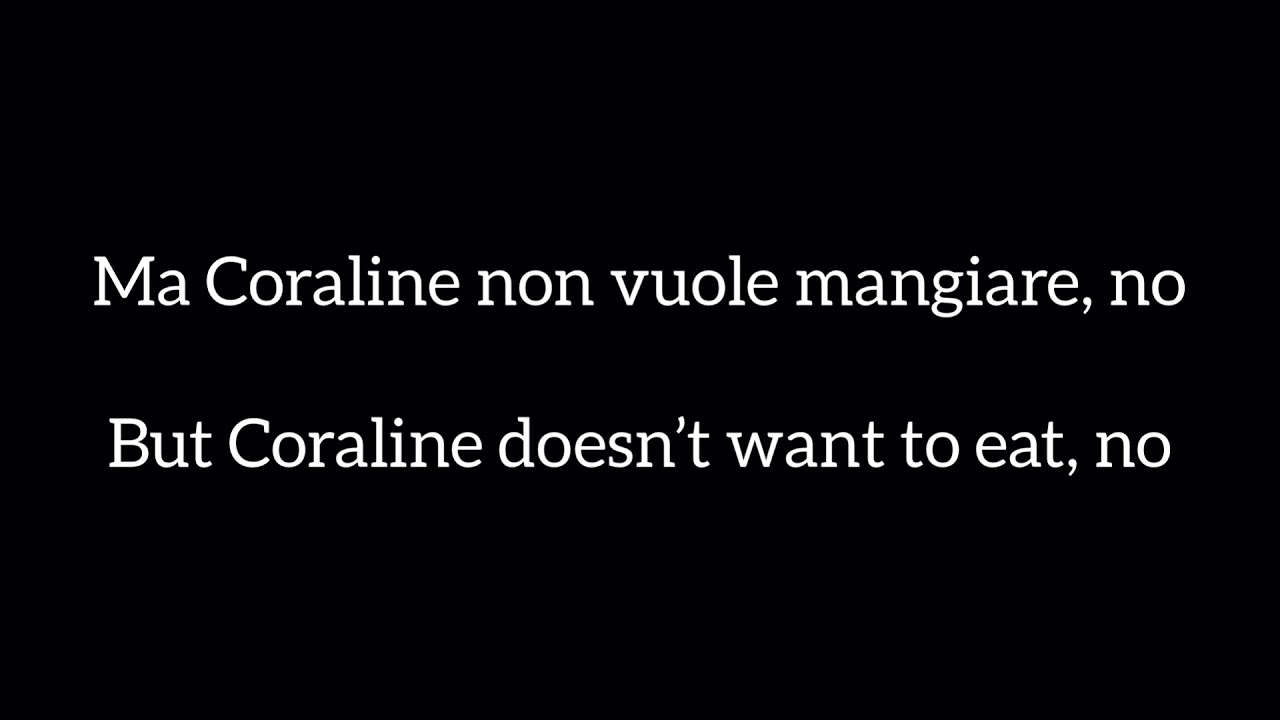 Måneskin - Coraline (Lyrics + English translation)