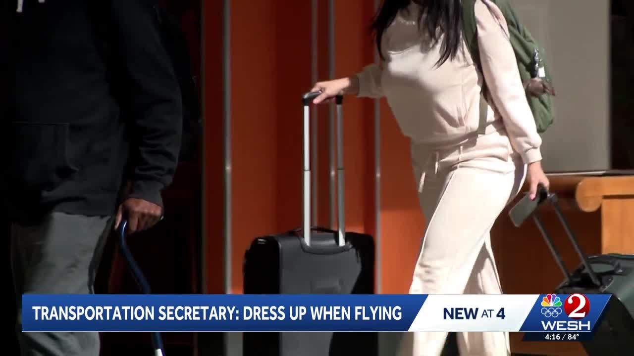 U.S. Transportation Secretary Sean Duffy advises against pajamas for air travel