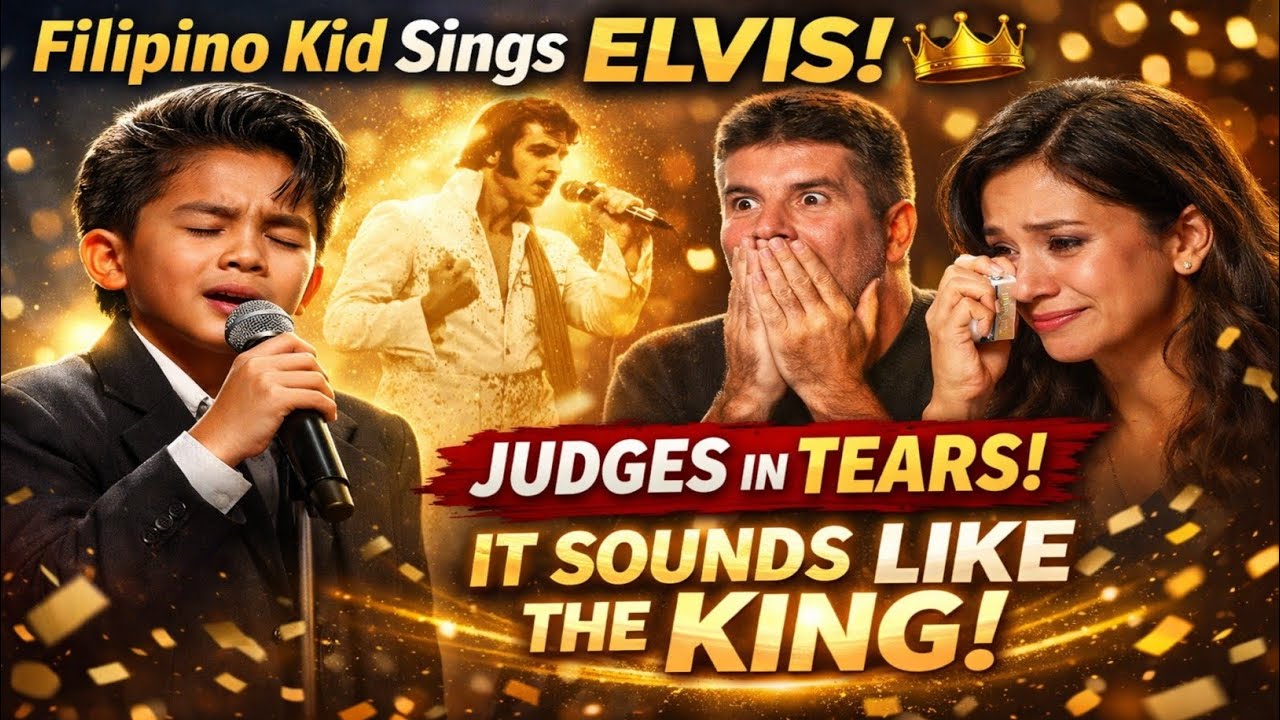Filipino Kid Performs Elvis Presley… Judges Think It’s the Real King 👑 | Simon Cowell STUNNED