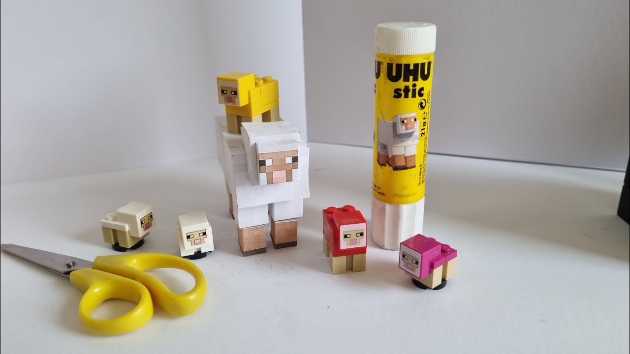 Minecraft Sheep from paper