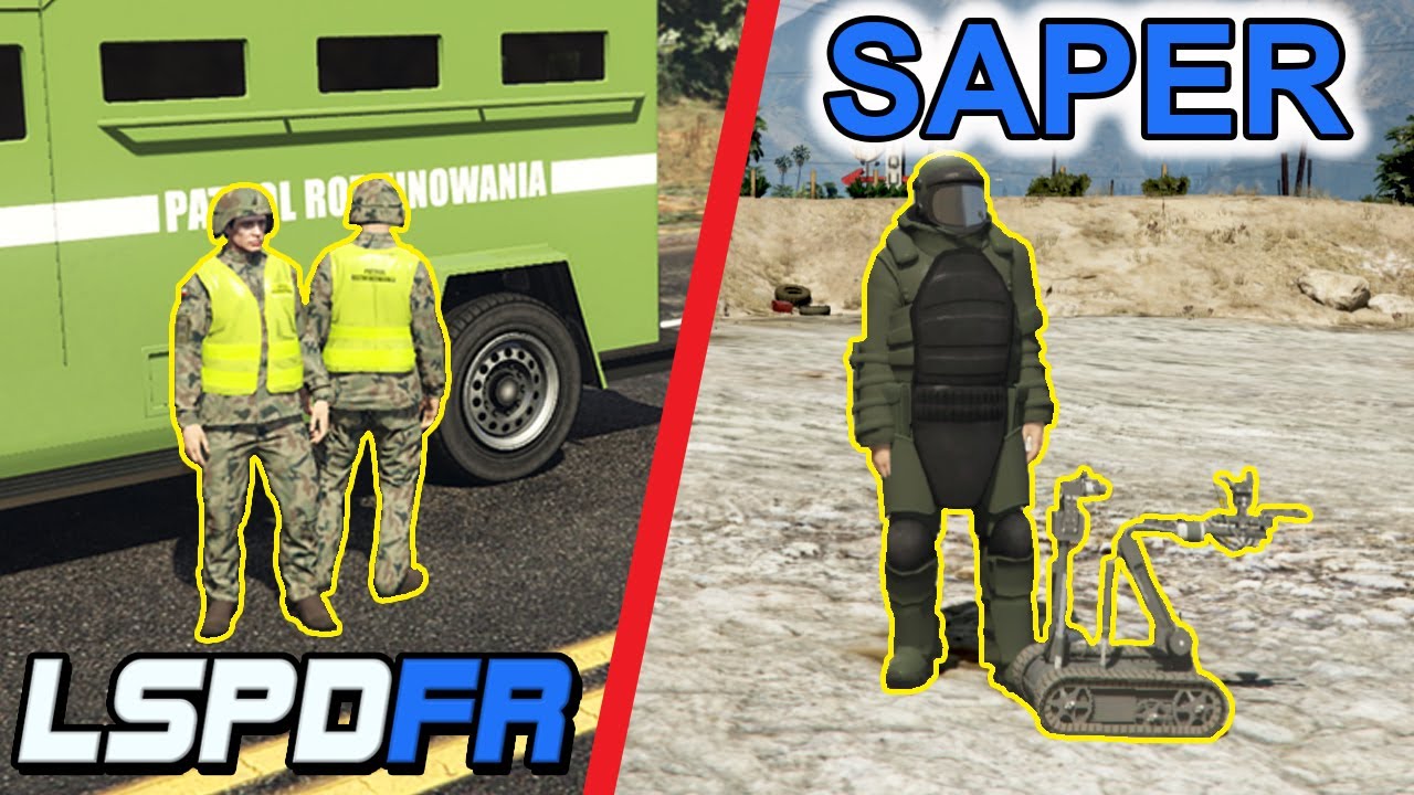 Polska Policja - Saper 🚓 LSPDFR #61 🚓 GTA V
