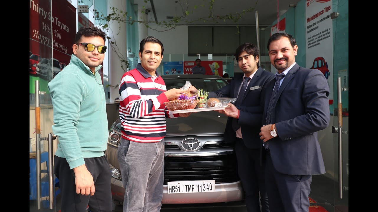 Taking Delivery of Innova Crysta Zx 2.8 AT, Top end variant (IMB) it's me Bishnoi