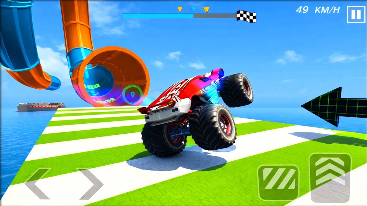 💥Crazy Super GT Monster Track 🤯 Impossible Stunt Simulator 3D Game 💯 1v5  Race For Android 