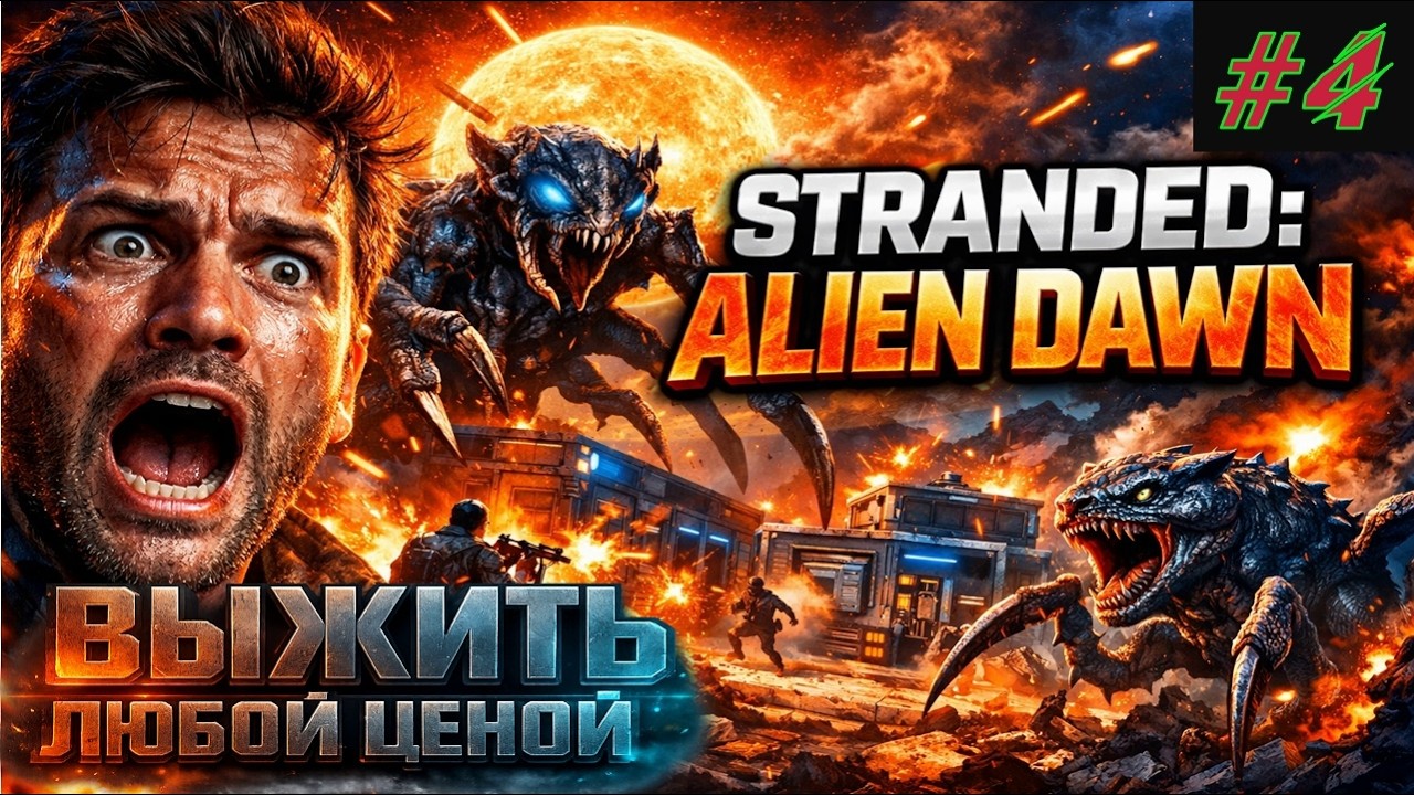 Stranded: Alien Dawn! МЫ УЧЛИ ВСЕ ОШИБКИ?! 😱 НОВАЯ КОМАНДА СТРОИТ НЕПРОБИВАЕМУЮ ОБОРОНУ. 4 серия.