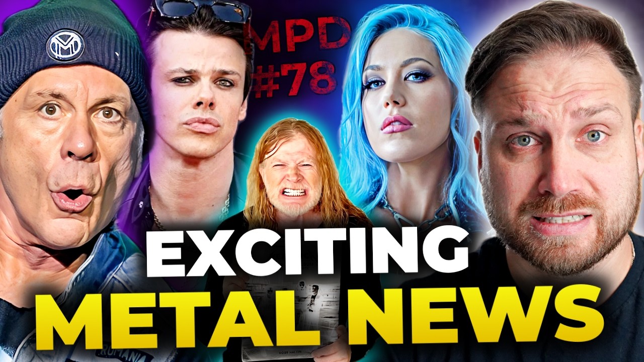 IRON MAIDEN fans, rejoice 🔥 GRAMMYS scandal, MEGADETH slam the door, SKID ROW, QUEEN & more | MPD78
