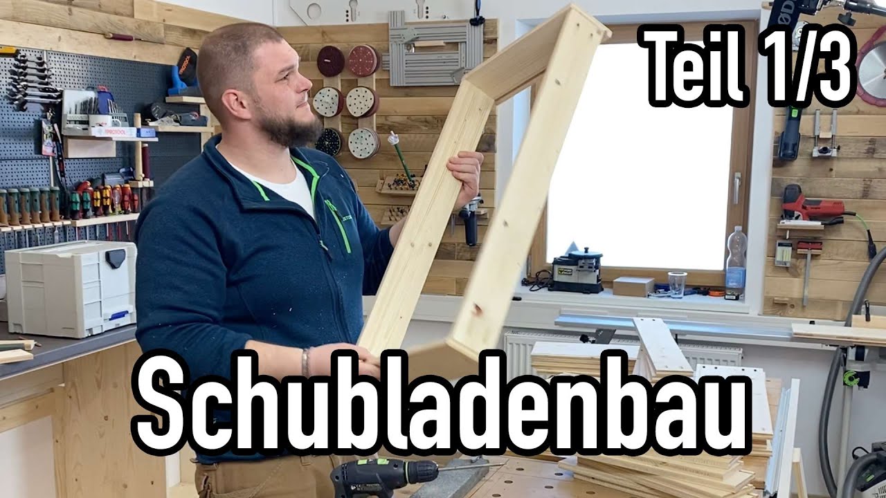 Schubladenbau f&uuml;r unsere Werkstatt (Teil 1/3) - #valentinmike