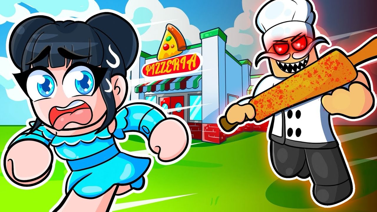 ESCAPANDO de una PIZZERÍA MALDITA en ROBLOX!