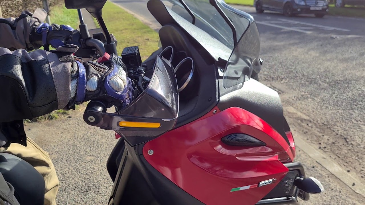 2008 GILERA FUOCO 500 i.e TEST RIDE.