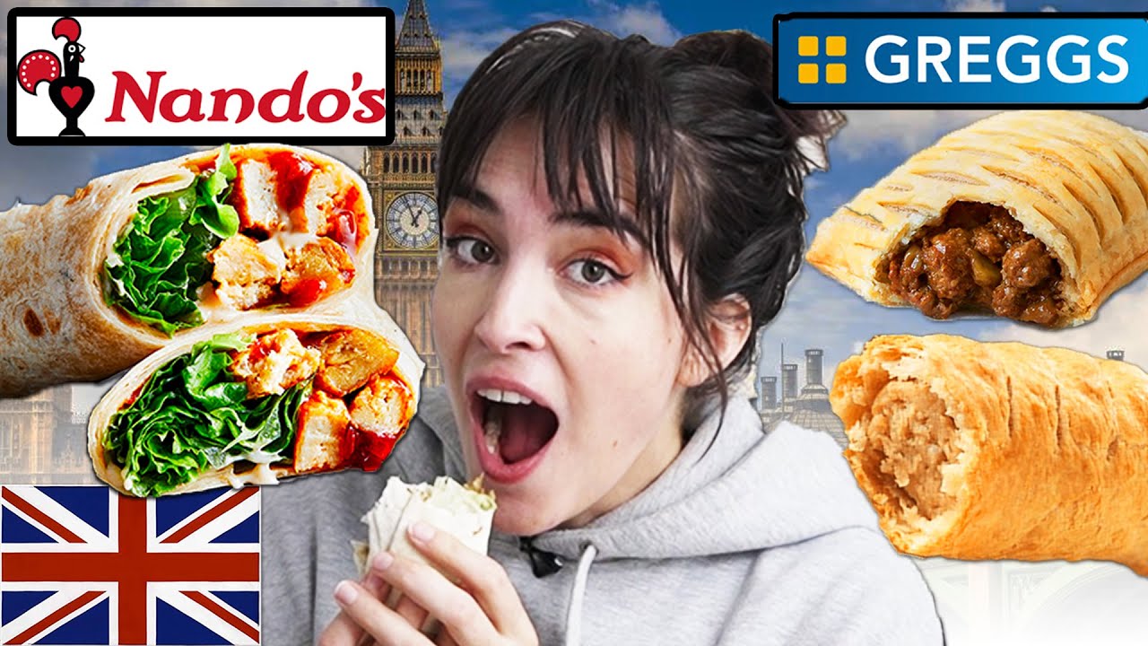 Американец пробует веганские блюда в лондонских сетях (Greggs & Nando's)