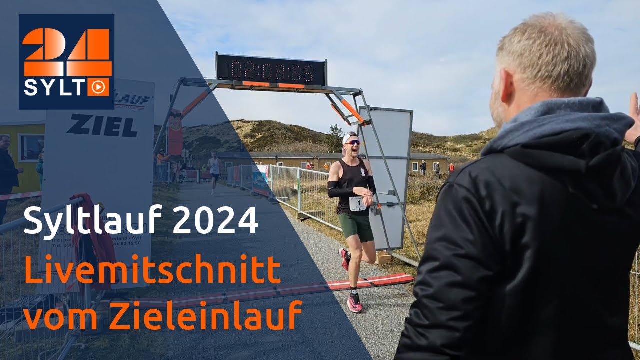 Syltlauf 2024 - Livemitschnitt vom Zieleinlauf