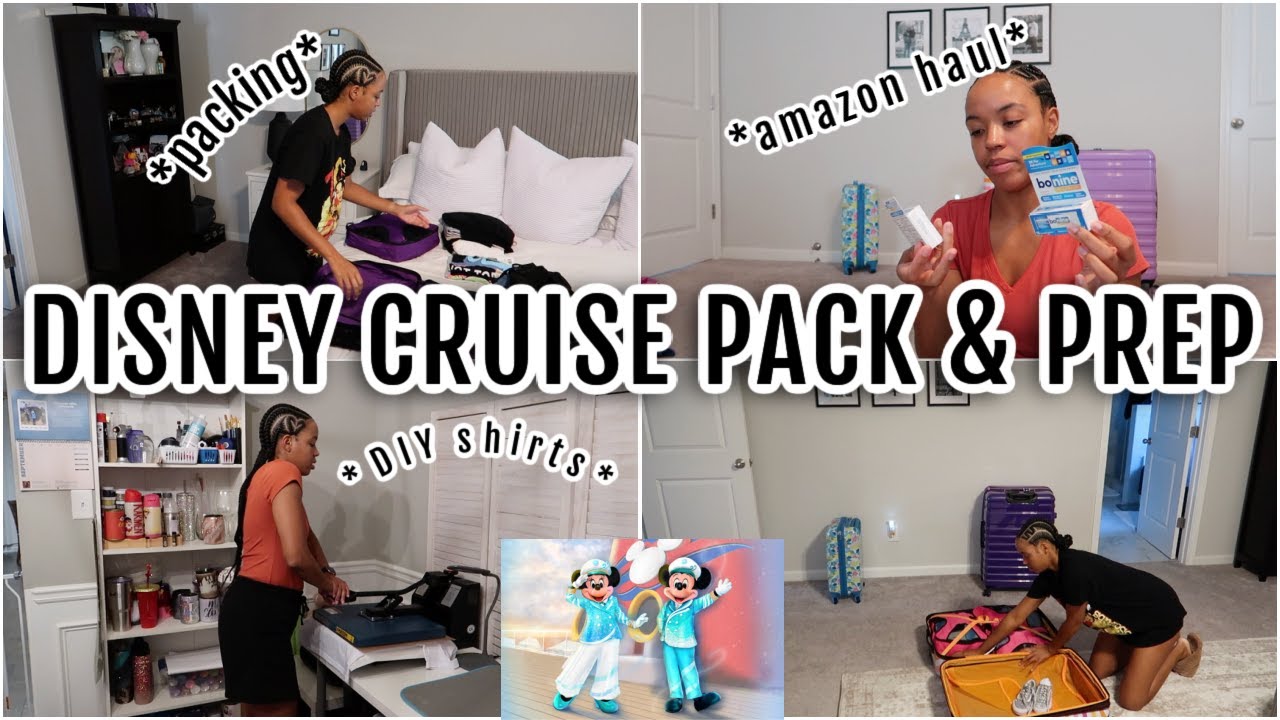 🤩🛳️DISNEY CRUISE PACK & PREP WITH ME VLOG| PACK WITH ME | Karmen Kay