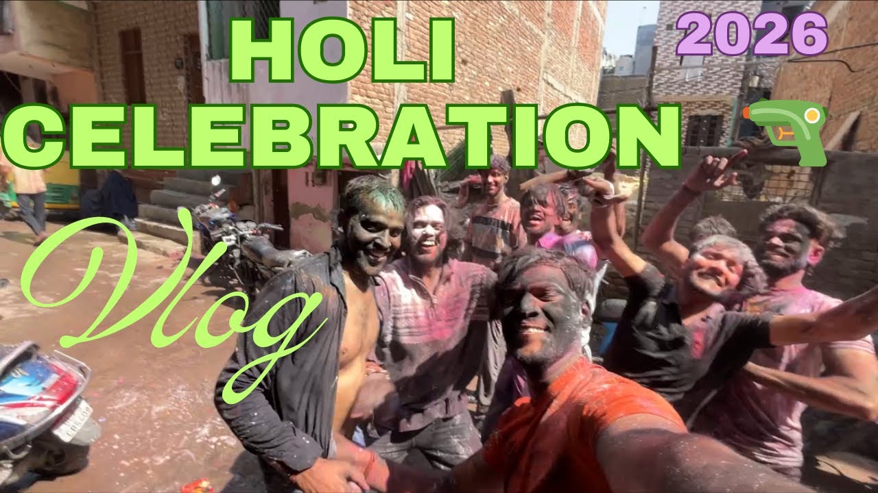 Best Festival Ever 😂 || Holi Vlog 2026 🎨  || Aayush Solanki Vlogs