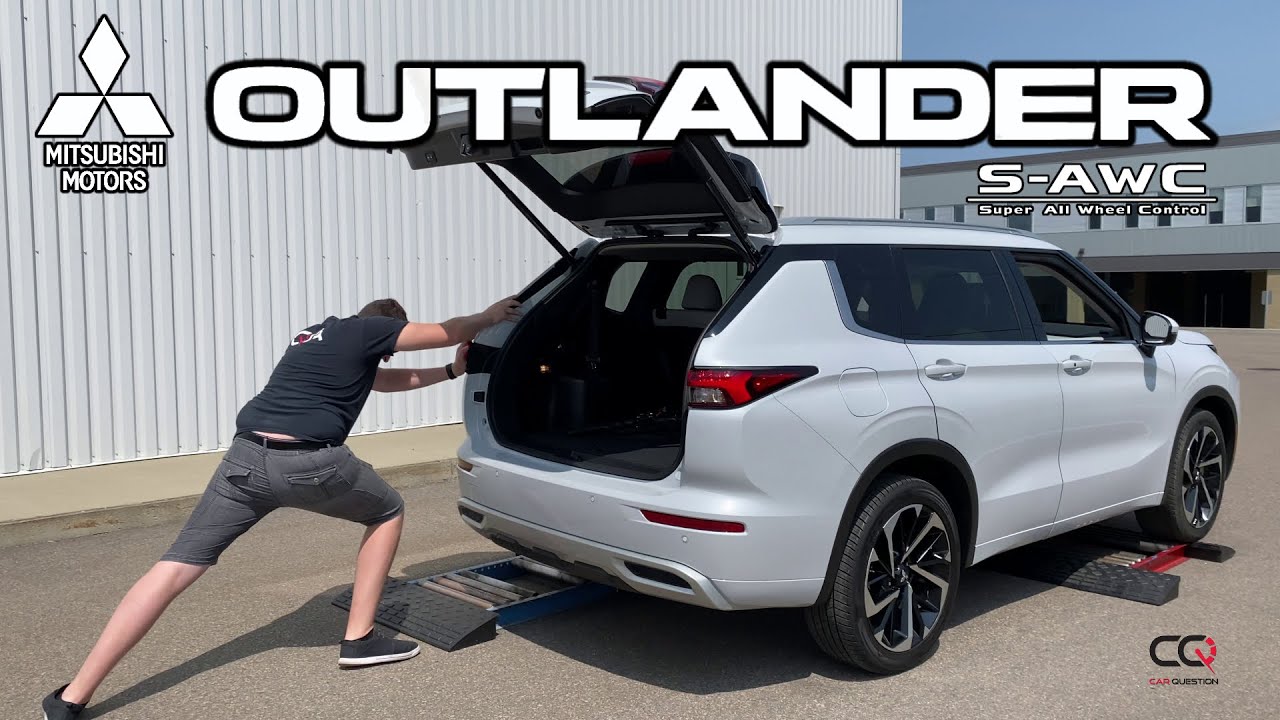 Mitsubishi Outlander S-AWC - испытание на скольжение / качение | Хорошо, вперед, но назад ...
