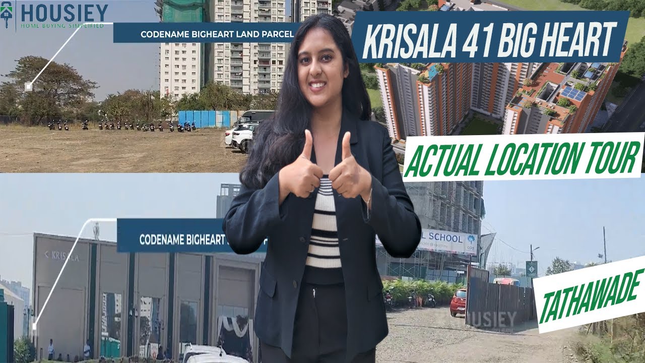Krisala 41 Big Heart | Actual Location Tour [2025] | Krisala Developers Tathawade