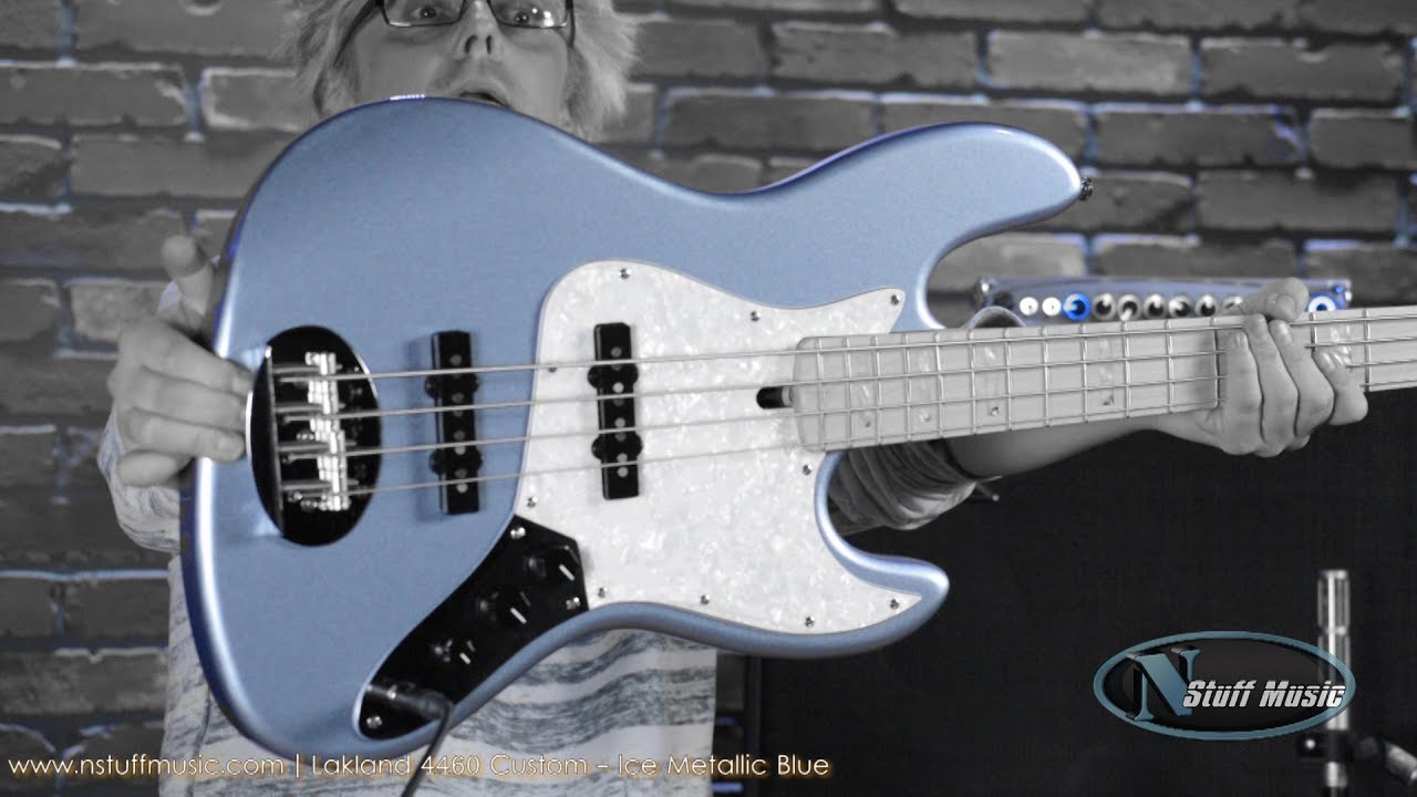 Lakland 44-60 Custom - Ice Metallic Blue