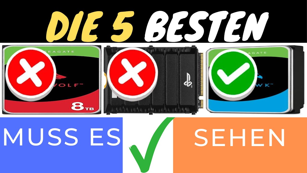 DIE BESTEN FESTPLATTEN FÜR NVR 2025 🛡️💾 | SEAGATE IRONWOLF & SKYHAWK IM VERGLEICH!