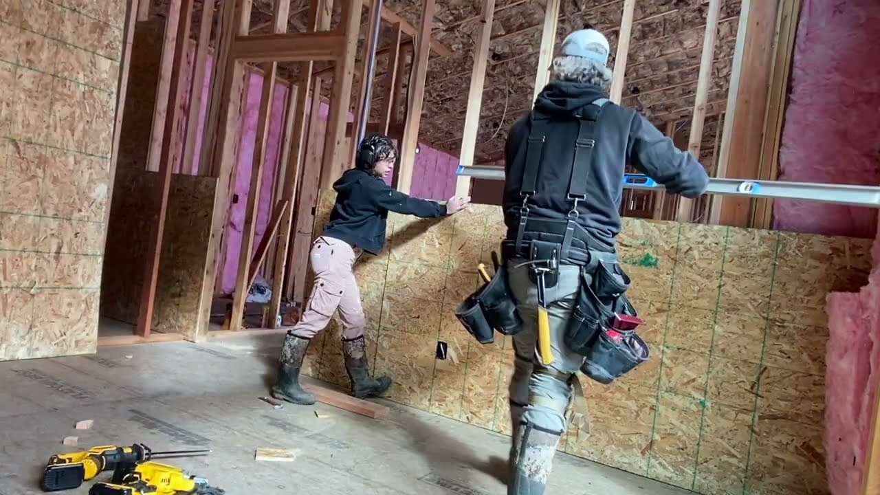Drywall delivery & adding Shear walls to our DIY house build!