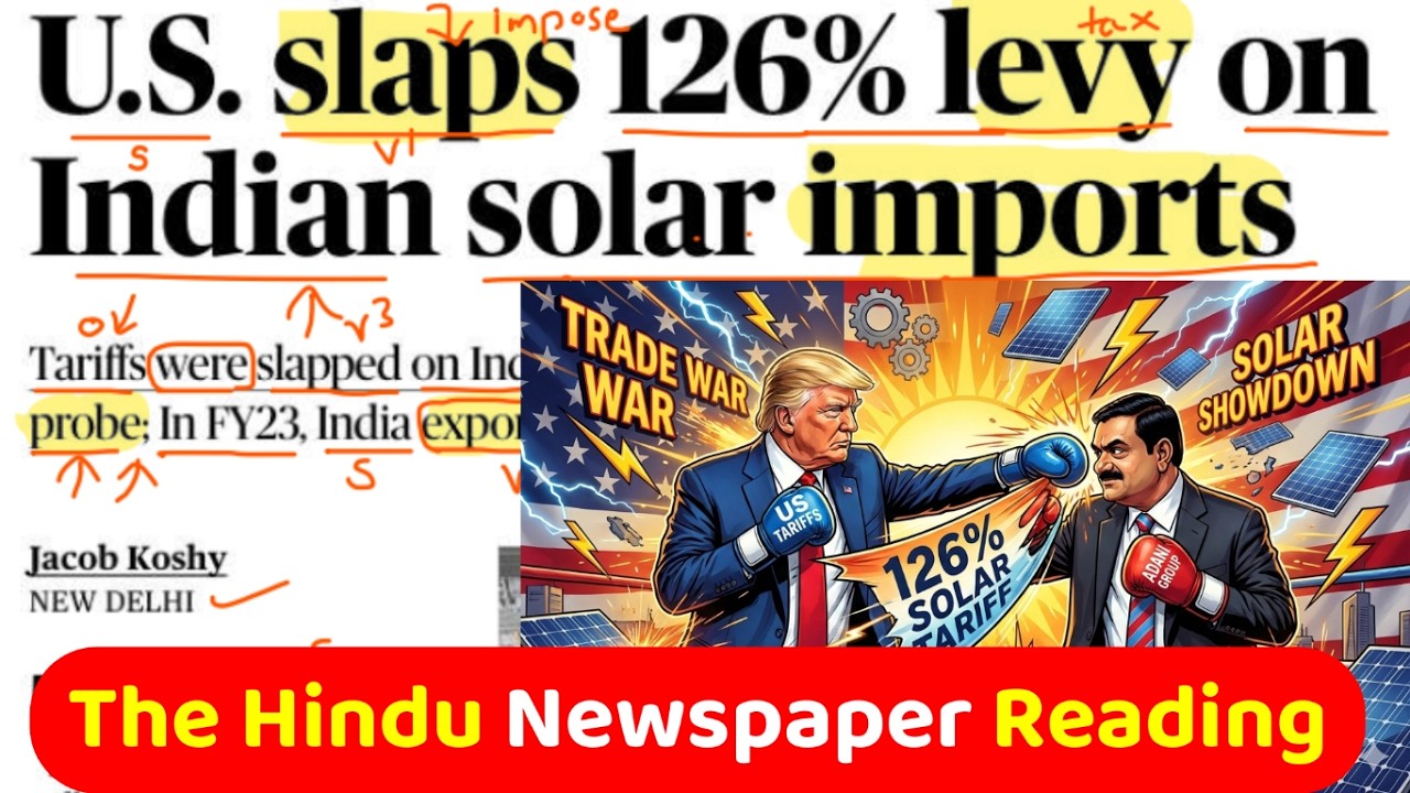 The Hindu Newspaper Reading Today | English reading practice | How to read The Hindu