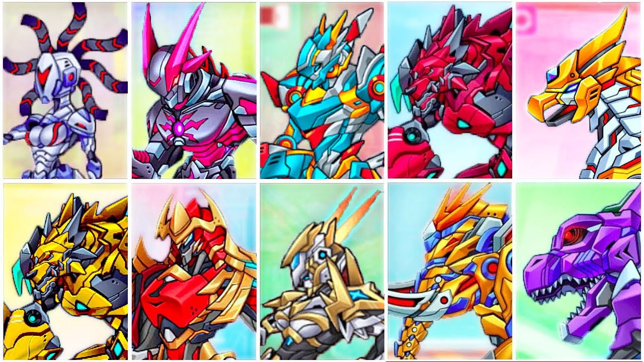 All 36 Mecha Robot - Mecha Colosseum #DG5l1lgaine