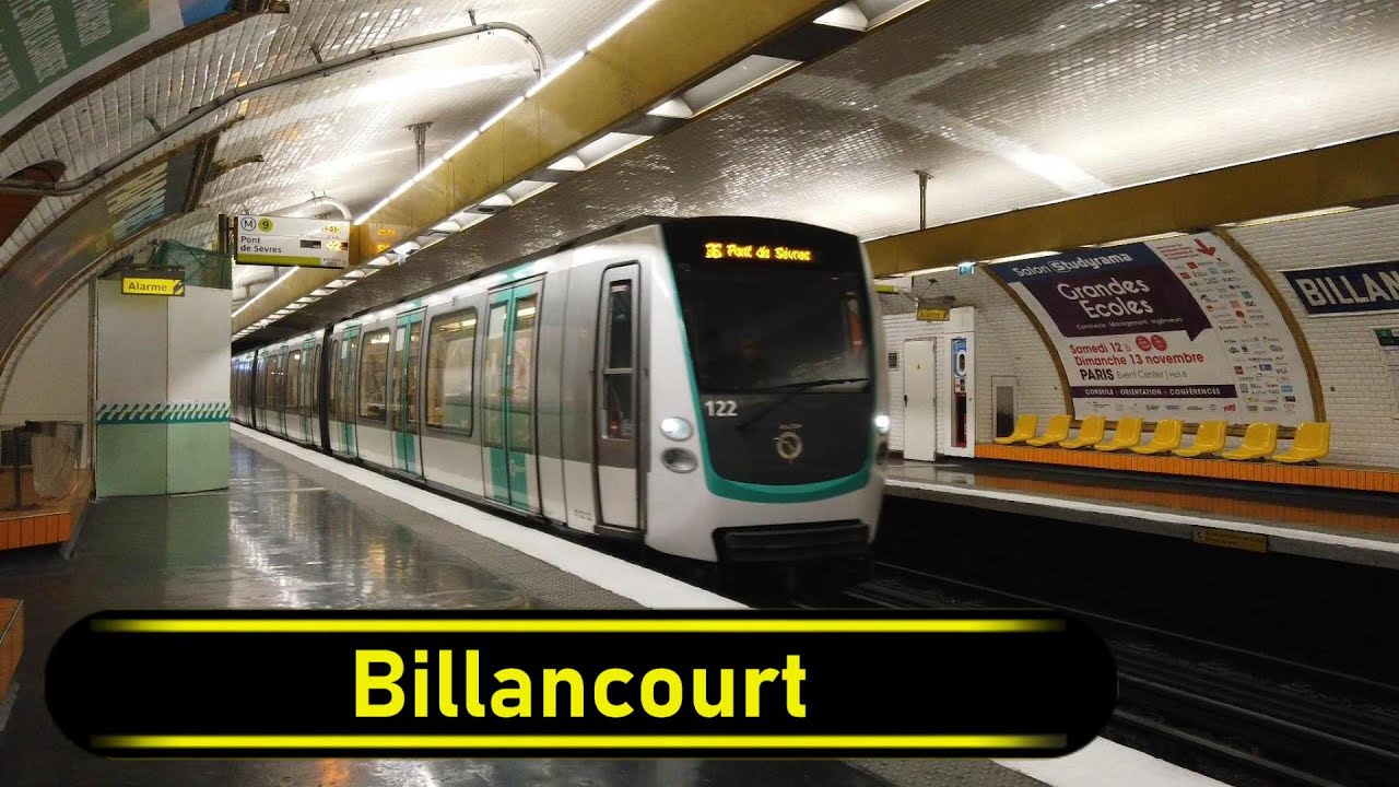 Metro Station Billancourt - Paris 🇫🇷 - Walkthrough 🚶