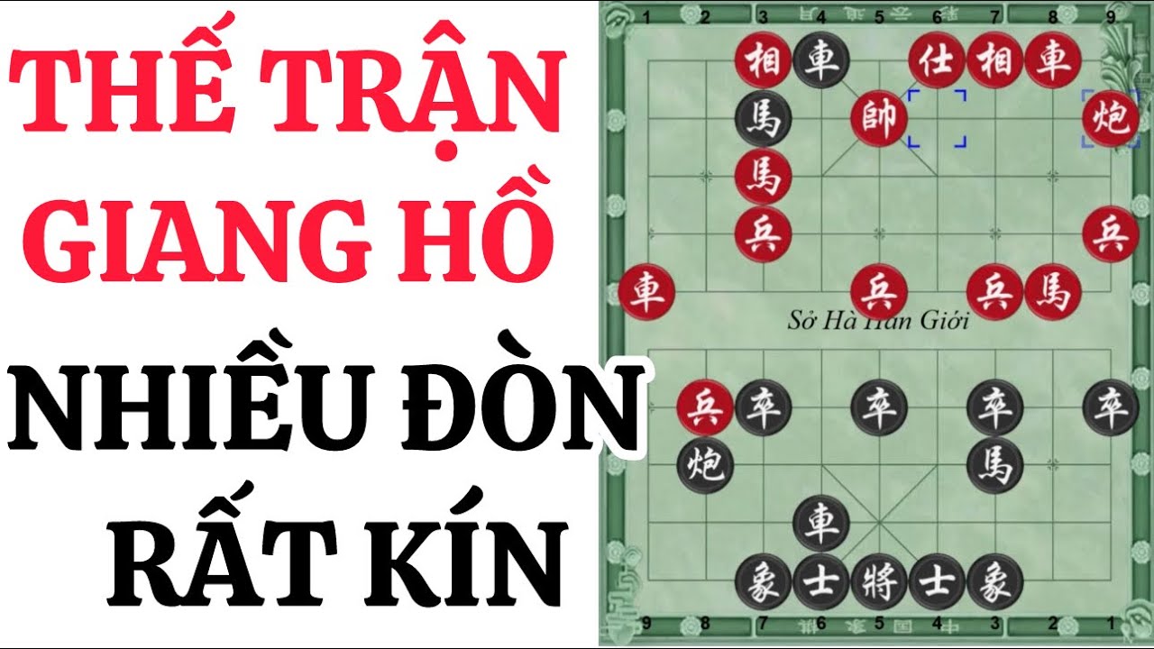 Bình Luận Cờ Tướng: Thế Trận Hay ( Điệp Pháo vs Pháo Đầu ) 
