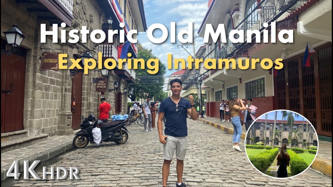 𝐈𝐧𝐭𝐫𝐚𝐦𝐮𝐫𝐨𝐬 𝐎𝐥𝐝 𝐌𝐚𝐧𝐢𝐥𝐚 | Historic walled city walking tour | Philippines